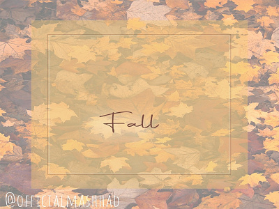 Fall art design flat illustration inspiration instagram post minimal photoshop typography vector