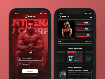 Mobile Design - Gym