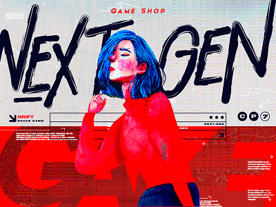 Next Gen cyberpunk design drawing graphic design illustration inspiration watercolor women