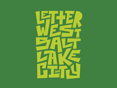 Letter West 1/3 conference design font hand lettering illustration lettering letterwest logo type typography vector