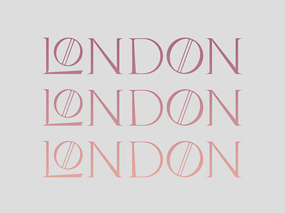 London branding design font lettering logo london serif type typography vector