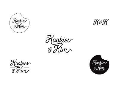 Kookies & Kim Logo branding design logo