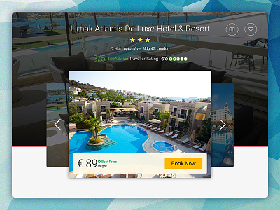 Hotel Detail Page UI Design
