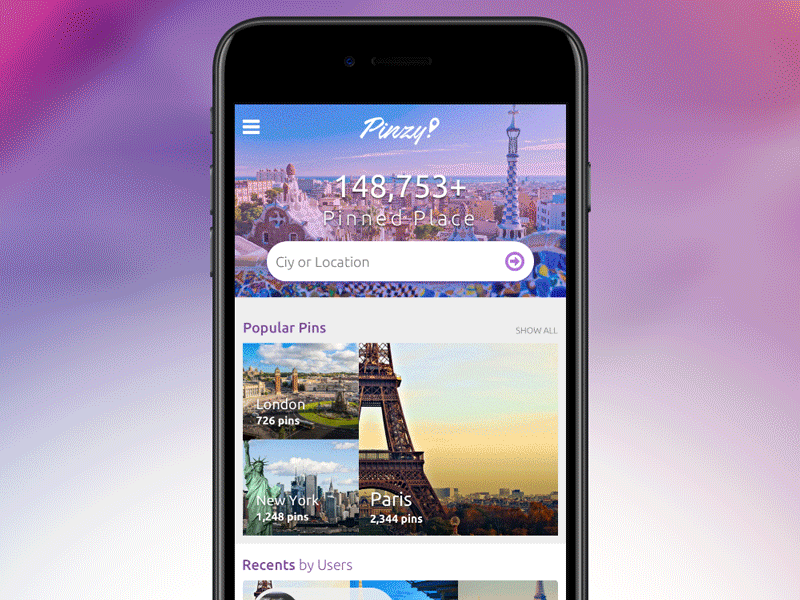 Trip App Design