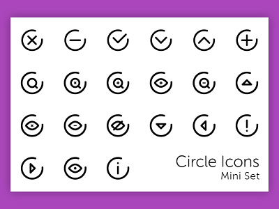 Circle Icons circle icon icon set thenounproject ui icon ui set