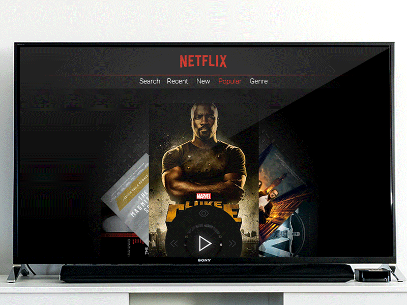 Netflix Film Select Animation animation gif netflix product finder select tv ui