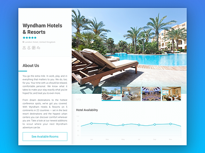 Hotel info design hotel detail landing landingpage travel ui ui design webdesign