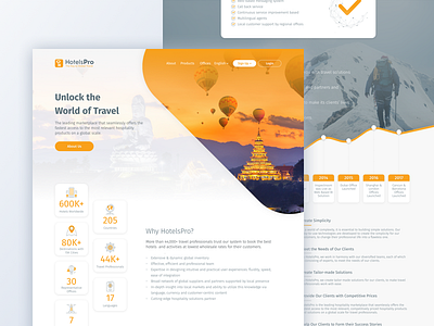 Landing Page booking business landing page travel travel agency ui ux web design