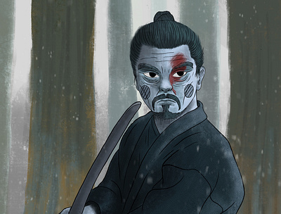 Samurai Character character character design design illustration samurai