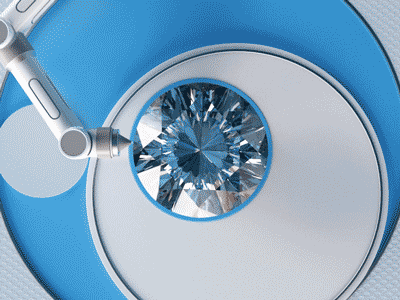 HRD Antwerp - Diamond grading process 3d ae animation c4d cinema 4d diamond gif grading process hrd