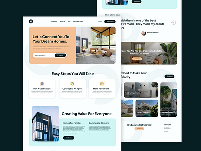 B2B Estate Landing Page