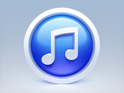 iTunes icon blue icns ico icon itunes note white
