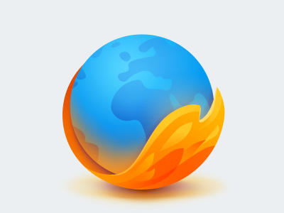 Firefox browser fire firefox fox icon internet tail tuts world