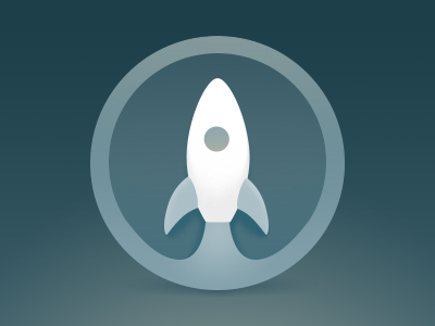 Launchpad Icon dark icon launchpad rocket tuts