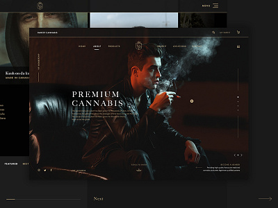 Rarest Cannabis branding design graphicdesign landing logo luxury site store ui ux web website