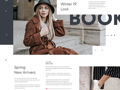 Ma Cherie Fashion Store - Lookbook Page by Broklin Onjei on Dribbble