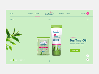 Touchwipe - Home Page Animation animation product web web design website
