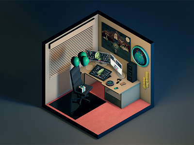 Office isometric