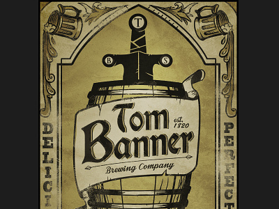 Fake Brewery Poster poster vintage