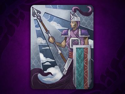 Vigilist Class Card concept gaming graphic ui video game