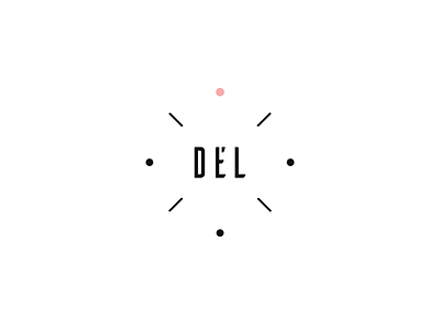 DÉL Natural brand branding design himalayansalt identity logo mark minimal noon package packagedesign rosepink sign