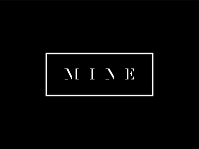 Mine apparel appareldesign brand branding clothes clothing clothingdesign design graphicdesign identity label logo mark minimal sign