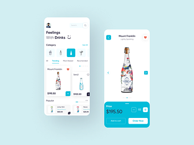 Bottle App branding design dribbble best shot graphic design iphone mobile design popular trend ui