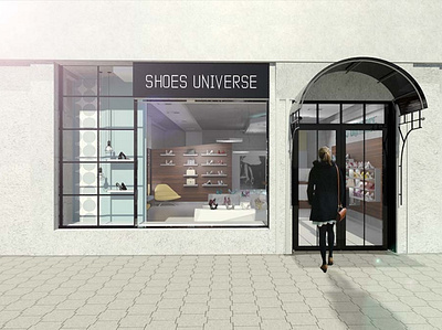 Shoe Store 3dmodeling architecture design efficiency energy interiordesign interiordesigning render sustainable