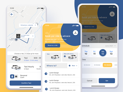 Taxy app driver mobile app taxi ui user experience user interface ux