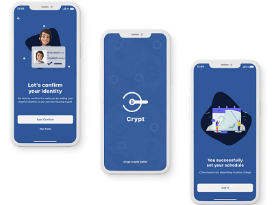 crypto app crypto cryptocurrency design mobile app ui user interface ux wallet