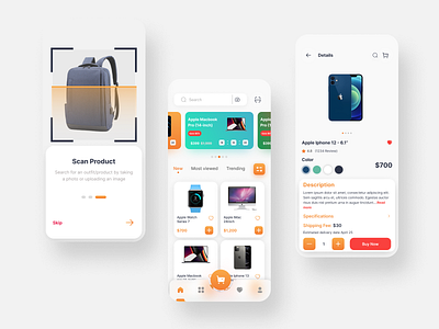 Online store app e commerce ecommerce ios mobile app online store store ui design uiux ux design