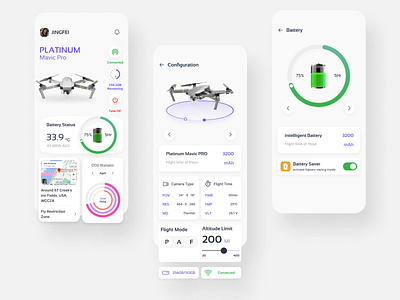 Drone App app design drone graphic design mobile app mobile app design ui ui design user experience user interface ux ux design