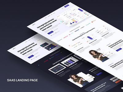 SAAS LANDING PAGE landing page saas saas landing page ui ux web design website