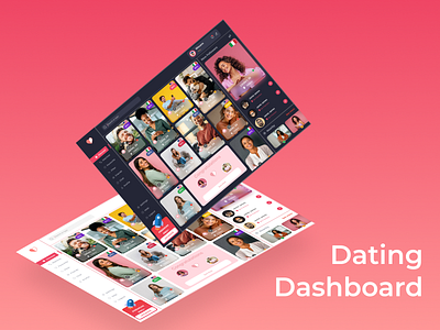 Dating Dashboard dashboard date dating figma landing page landingpage love uiux web page website xd