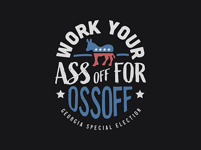Work Your [Butt] Off branding lettering logo tshirt typography vector