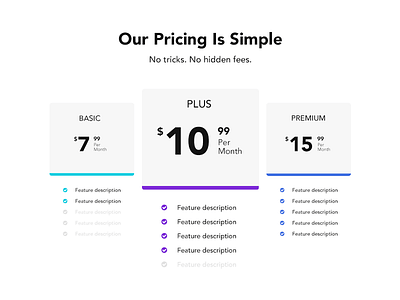 Simple Pricing