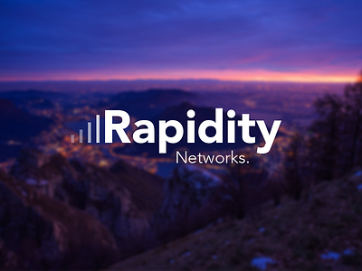 Rapidity Networks Logo branding internet logo