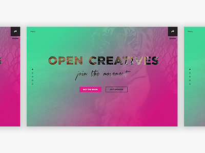 Open Creatives branding splash