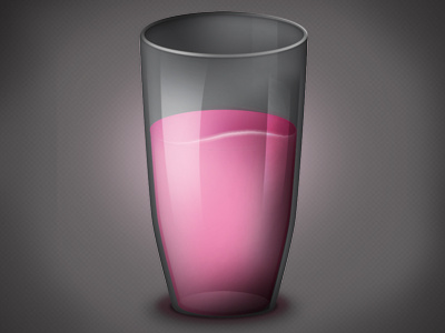 Glass milk icon