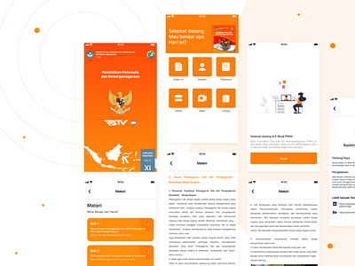 E-Book PPKN app branding design graphic design illustration logo typography ui ux vector