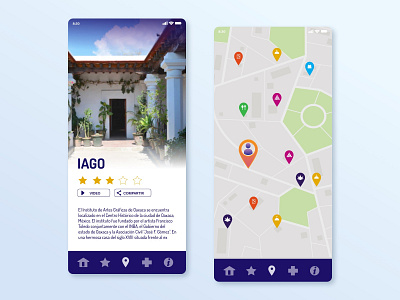 Tourist guide android app app design design ios sketch ui