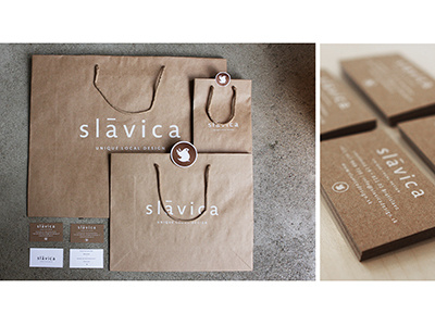 Slavica bird bratislava eco identity local logotype natural nightigale paper shop slavica