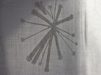 Neva / Dandelion snow dandelion fashion identity illustration jewellery joaillerie neva oslo print silkscreen textile