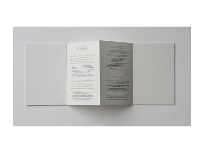 NxB brochure booklet brochure collaboration design jewellery layout paper typography