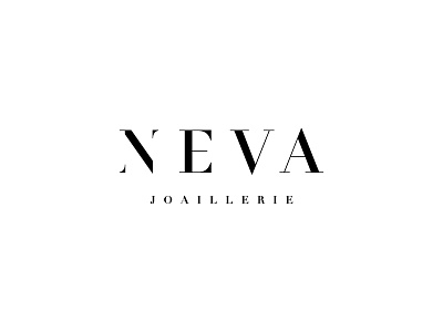 NEVA JOAILLERIE bratislava fashion identity jewellery joaillerie logotype oslo paris typography