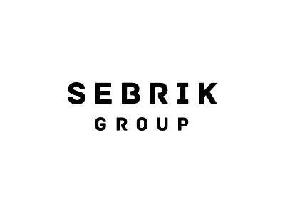 Sebrik Group commercial graphicdesign logotype typography