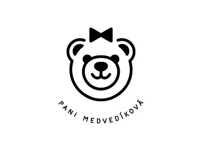 Mrs. Bear bear brand family identity illustration logotype madame symbol