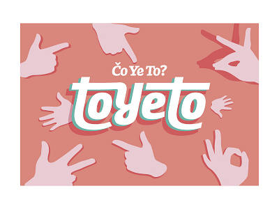 ToYeTo brand children concept identity logotype toys toystore typography visual