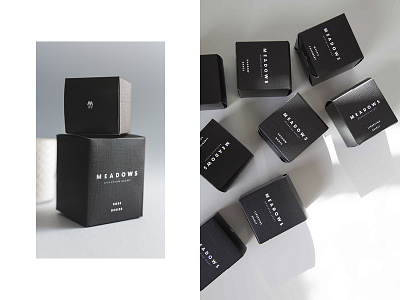 Meadows / Bohemian Scent box candle design luxury packaging prague scent typography