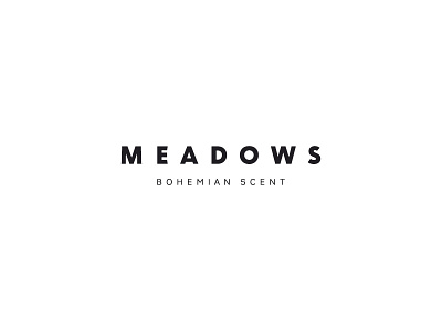 Meadows / Logotype branding home identity logotype meadows parfume scent